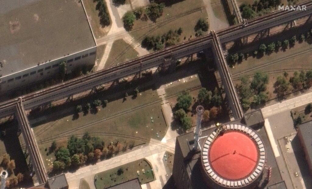 La central nuclear de Zaporiyia, en medio de combates y acusaciones cruzadas.