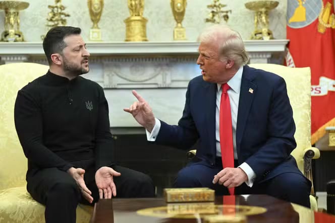 Trump retó a Zelenski como un padre reta a su hijo pequeño.