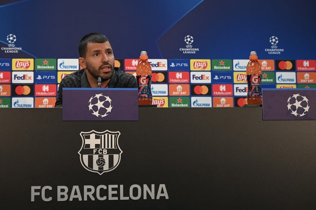 El Kun Agüero debutó el domingo pasado ante el Valencia