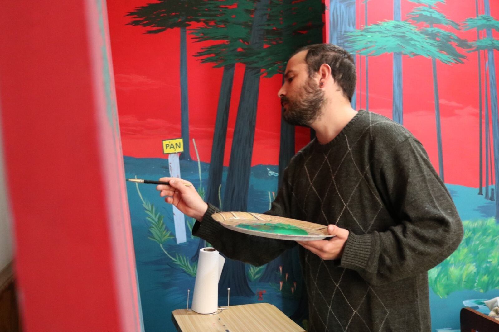 Estudió en la Escuela de Artes de Bahía Blanca, pero la vida fue también su escuela.