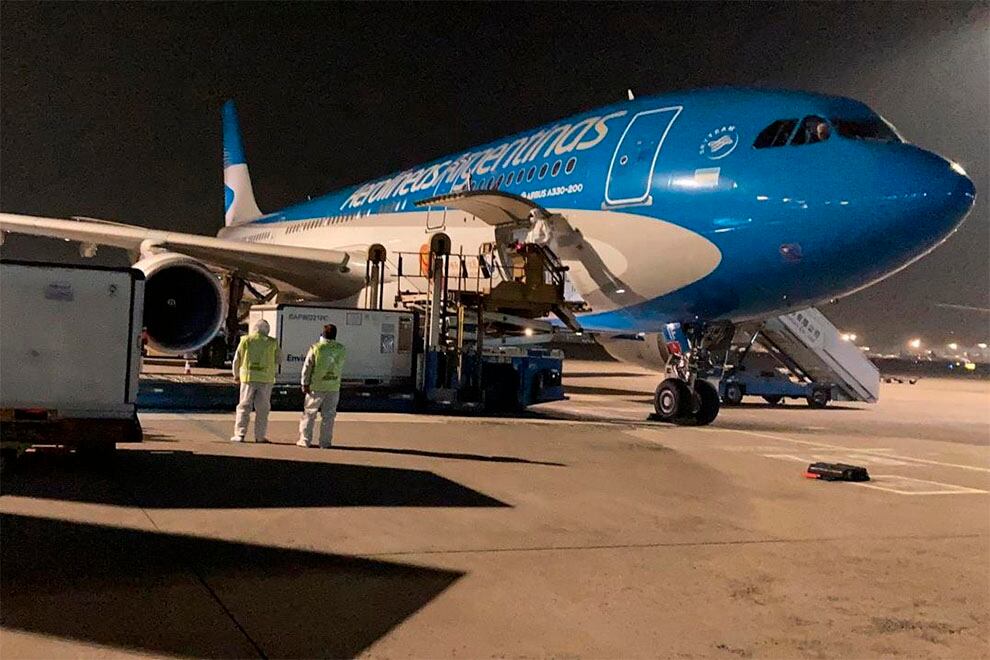 El tiempo de carga en la capital china fue de casi cuatro horas y media, y, de acuerdo a fuentes aeronáuticas, todo se desarrolló de manera normal.