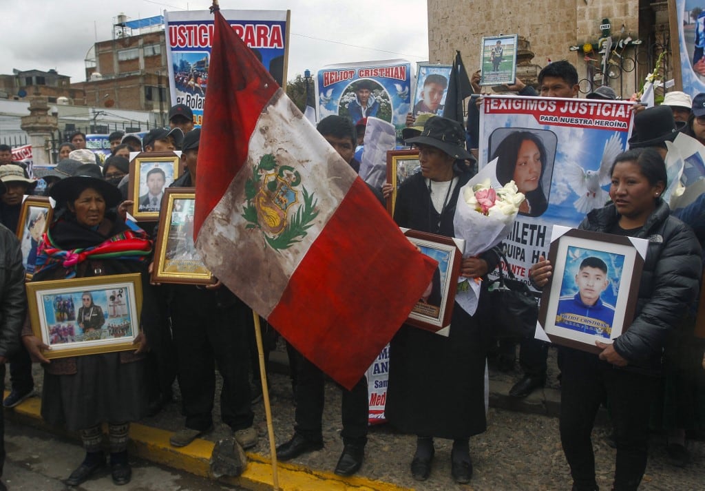 Archivo. Protestas antigubernamentales en Perú