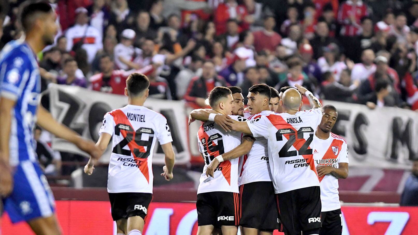 Festejo de River, una imagen muy repetida en los últimos tiempos.
