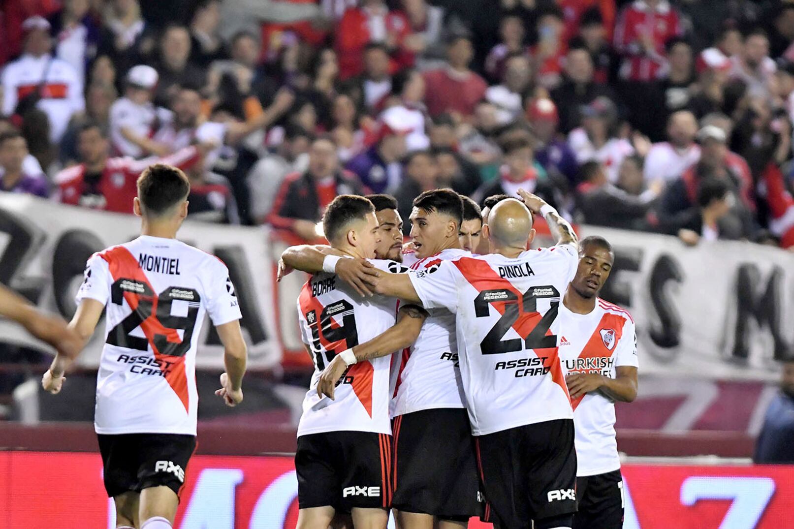 Festejo de River, una imagen muy repetida en los últimos tiempos.