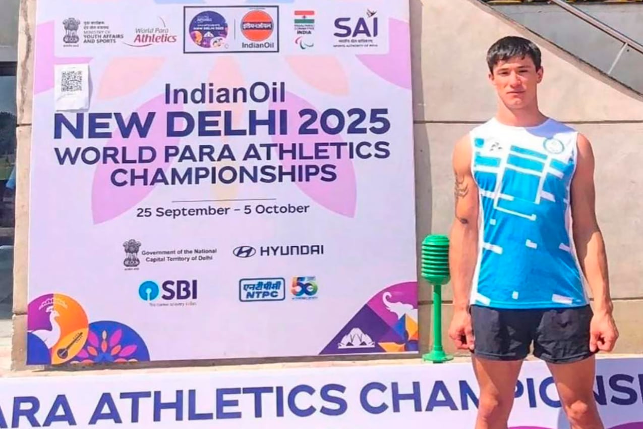 El atleta cordobés Fernando Vázquez.