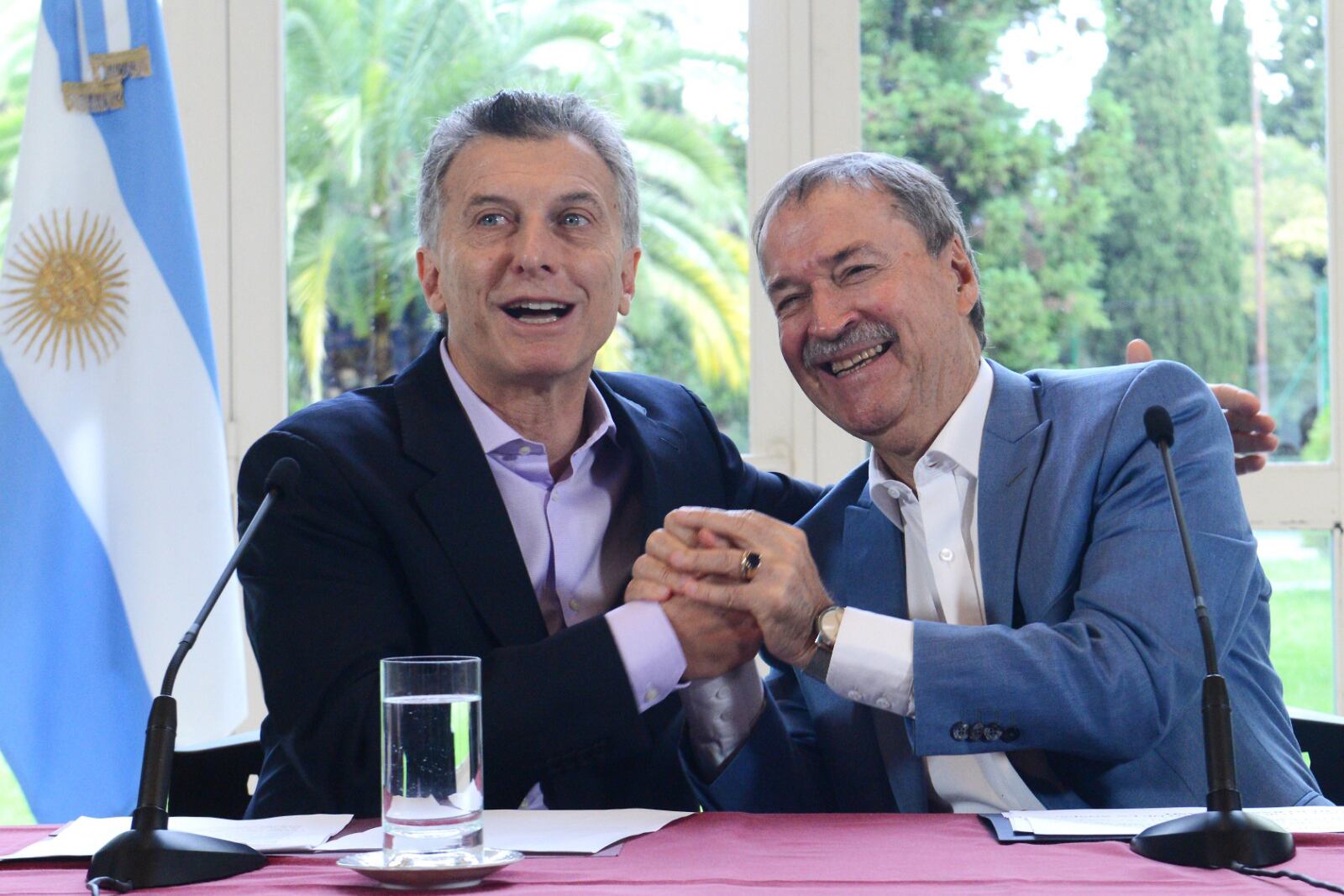 Mauricio Macri y Juan Schiaretti, viejos aliados.