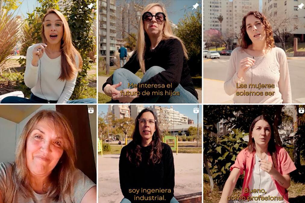 "El futuro depende de nosotras”, es la consigna de la campaña.