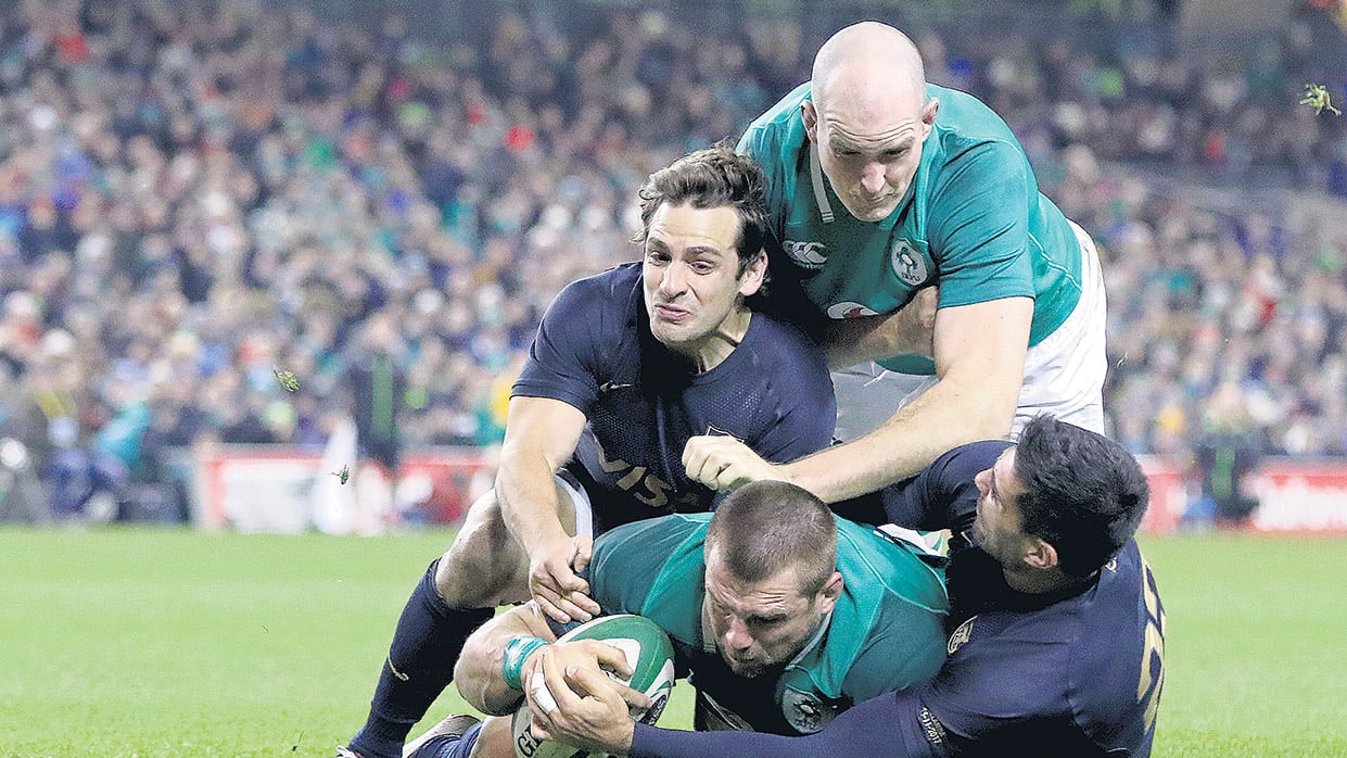 Los Pumas jugaron un mal primer tiempo y mejoraron en el segundo.