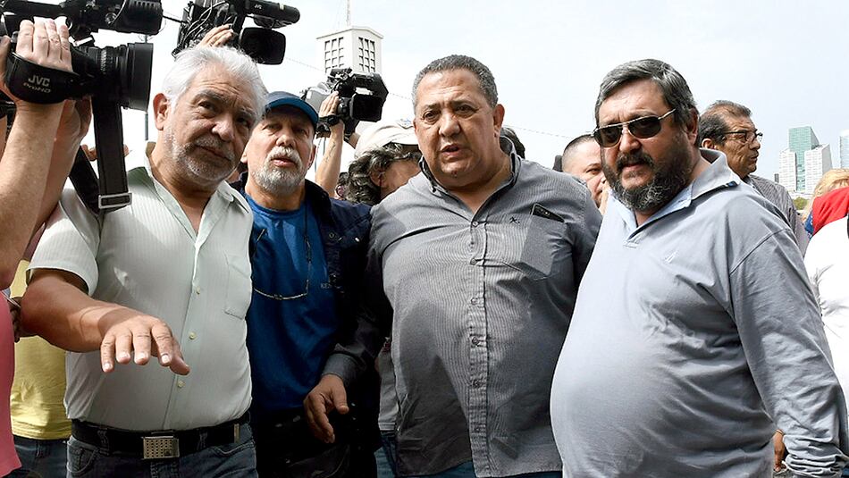 Luis D’Elía recibió el apoyo de dirigentes sociales y de militantes de su partido Miles.