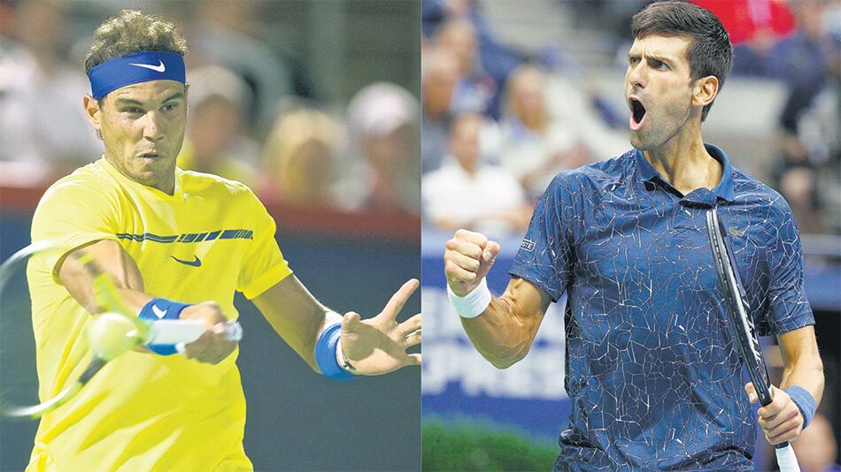 Rafael Nadal, número uno del ranking. Djokovic, número dos, quiere destronarlo.