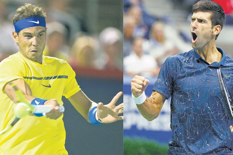 Rafael Nadal, número uno del ranking. Djokovic, número dos, quiere destronarlo.