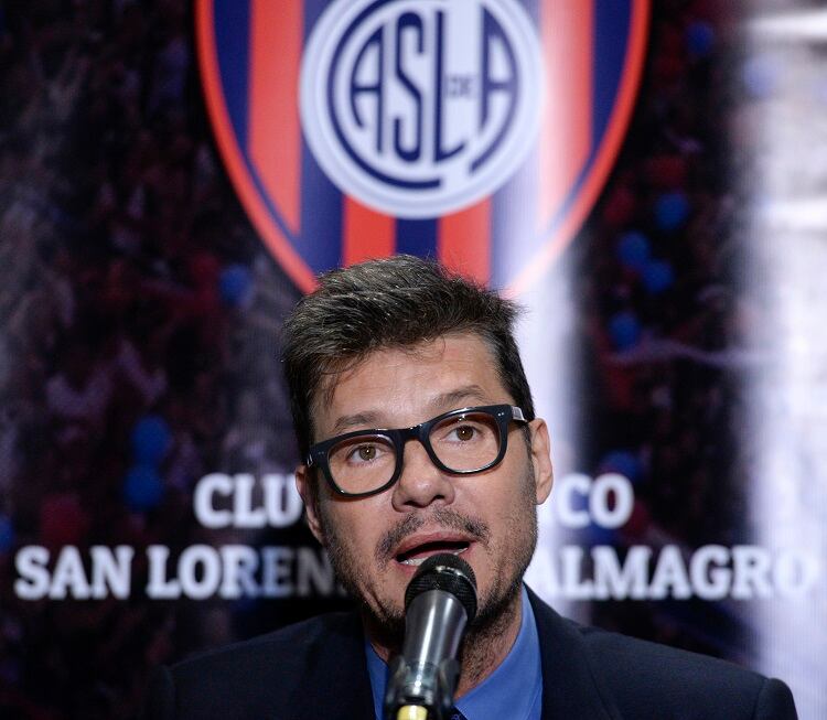 Tinelli buscará mañana la presidencia de San Lorenzo. 