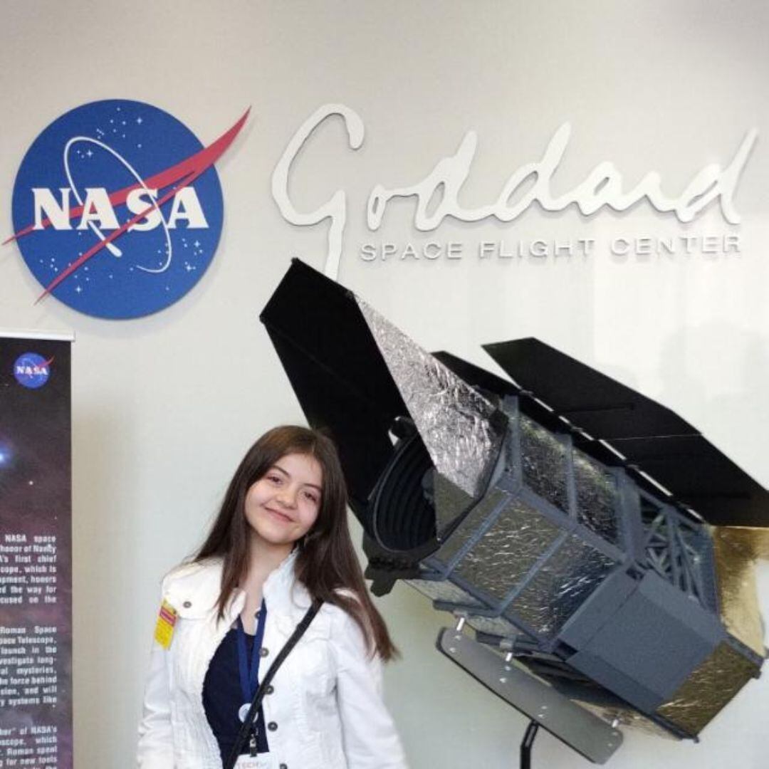 Aitana Ferreyra, estudiante de Ingeniería Mecatrónica en la Universidad Nacional de Cuyo (UNCuyo).