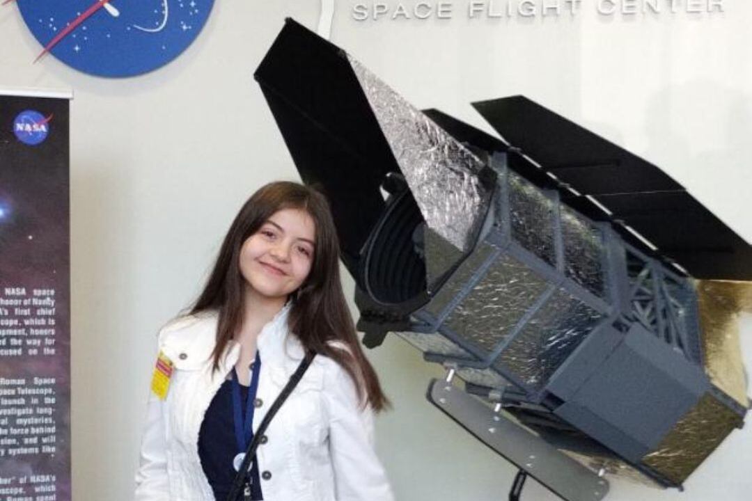 Aitana Ferreyra, estudiante de Ingeniería Mecatrónica en la Universidad Nacional de Cuyo (UNCuyo).