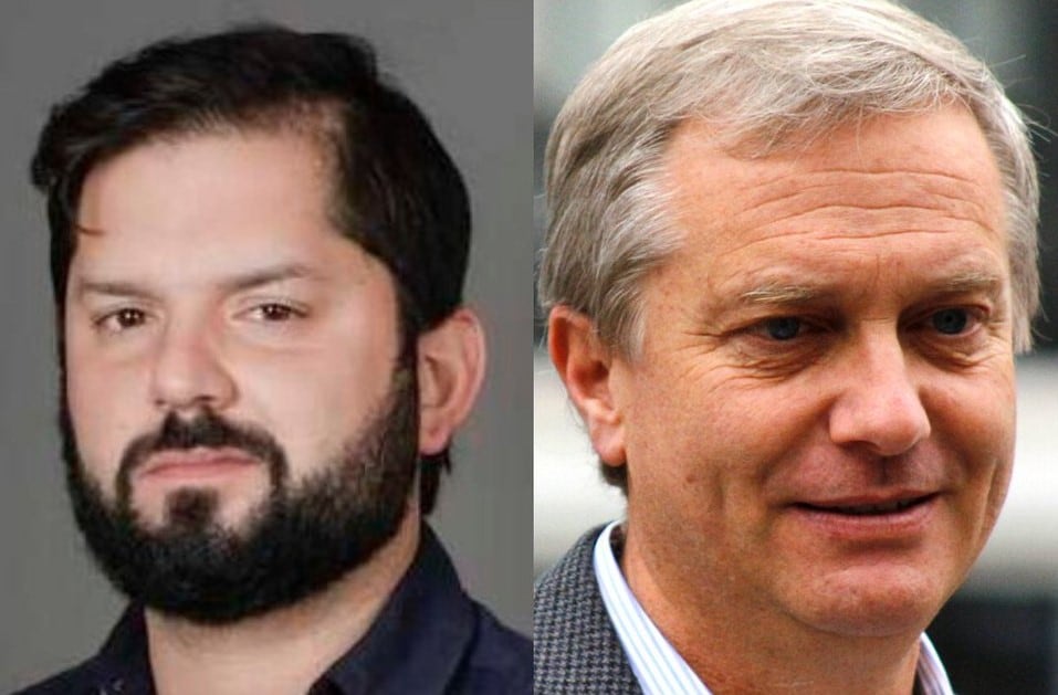 Gabriel Boric y José Antonio Kast, candidatos presidenciales.