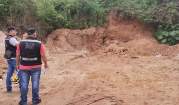 Tragedia en Salta: un joven de 21 años murió tras quedar atrapado bajo arena Foto: Policía de Salta