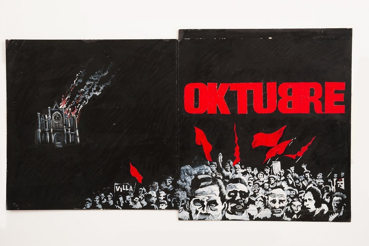 La Catedral platense es tragada por la grieta en la historia de Rocambole, que ya la había usado para la tapa de Oktubre.