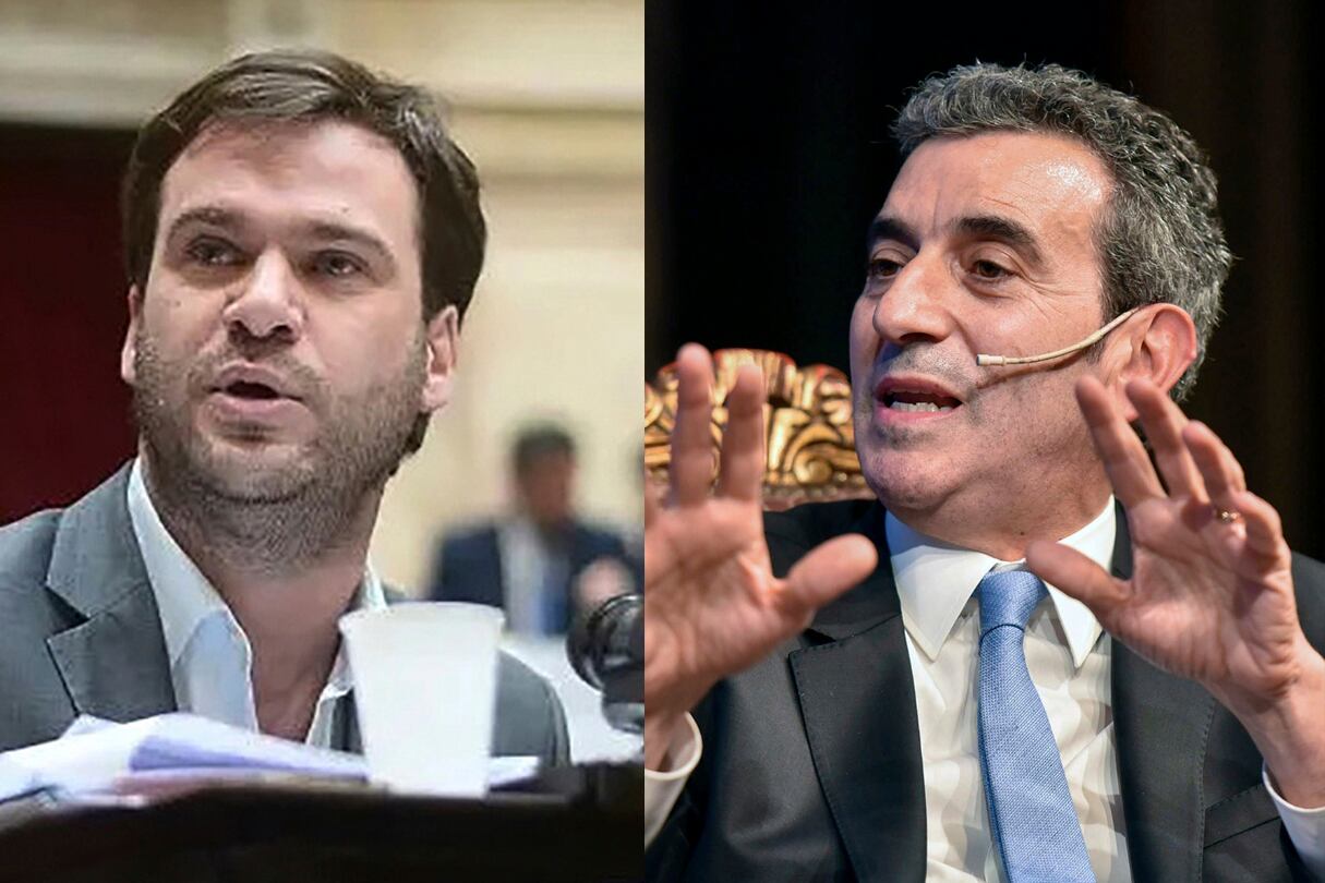 Juan Manuel López y Florencio Randazzo.