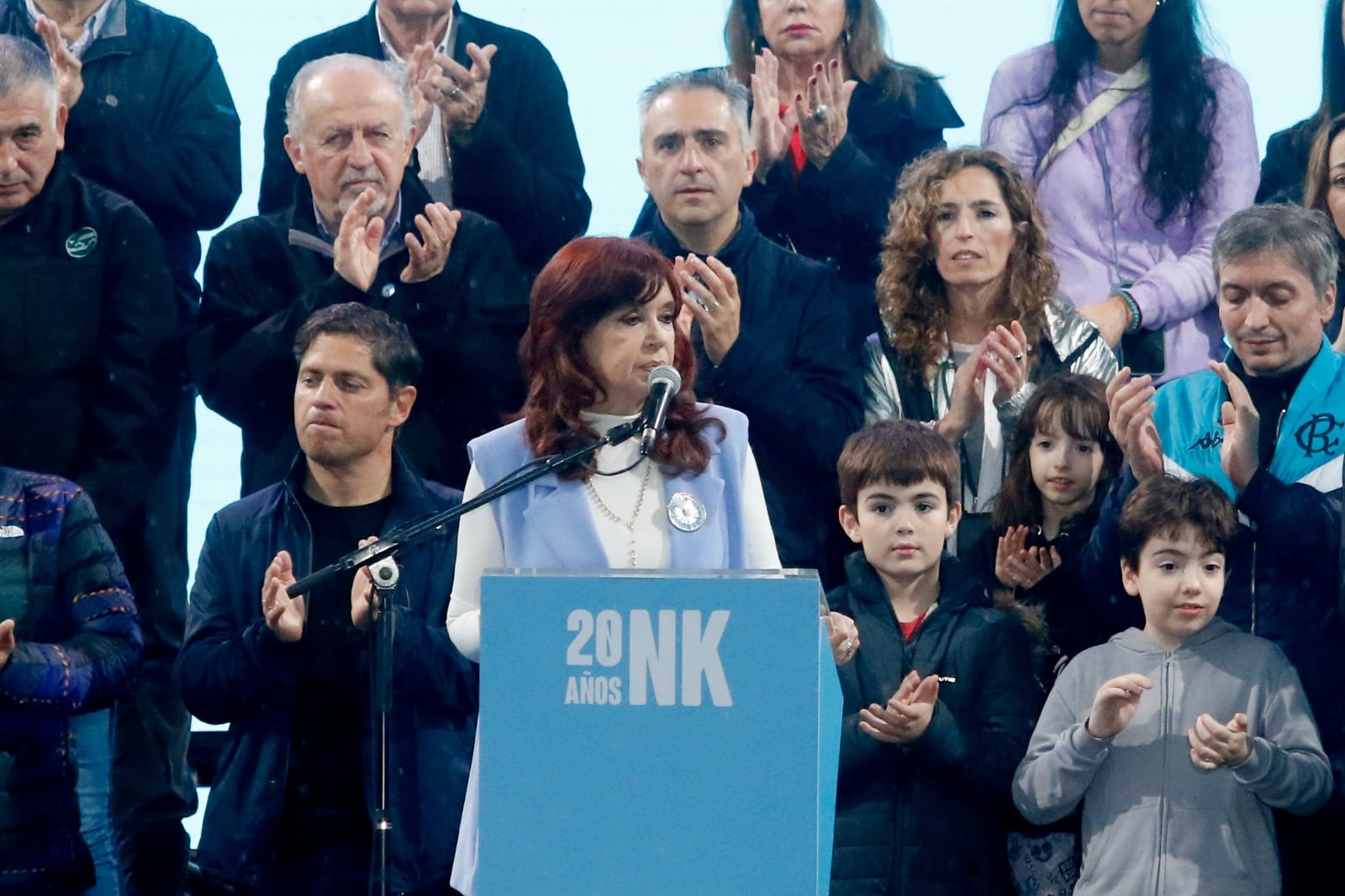 Cristina Kirchner hizo una referencia irónica a Martín Lousteau durante el acto en Plaza de Mayo.