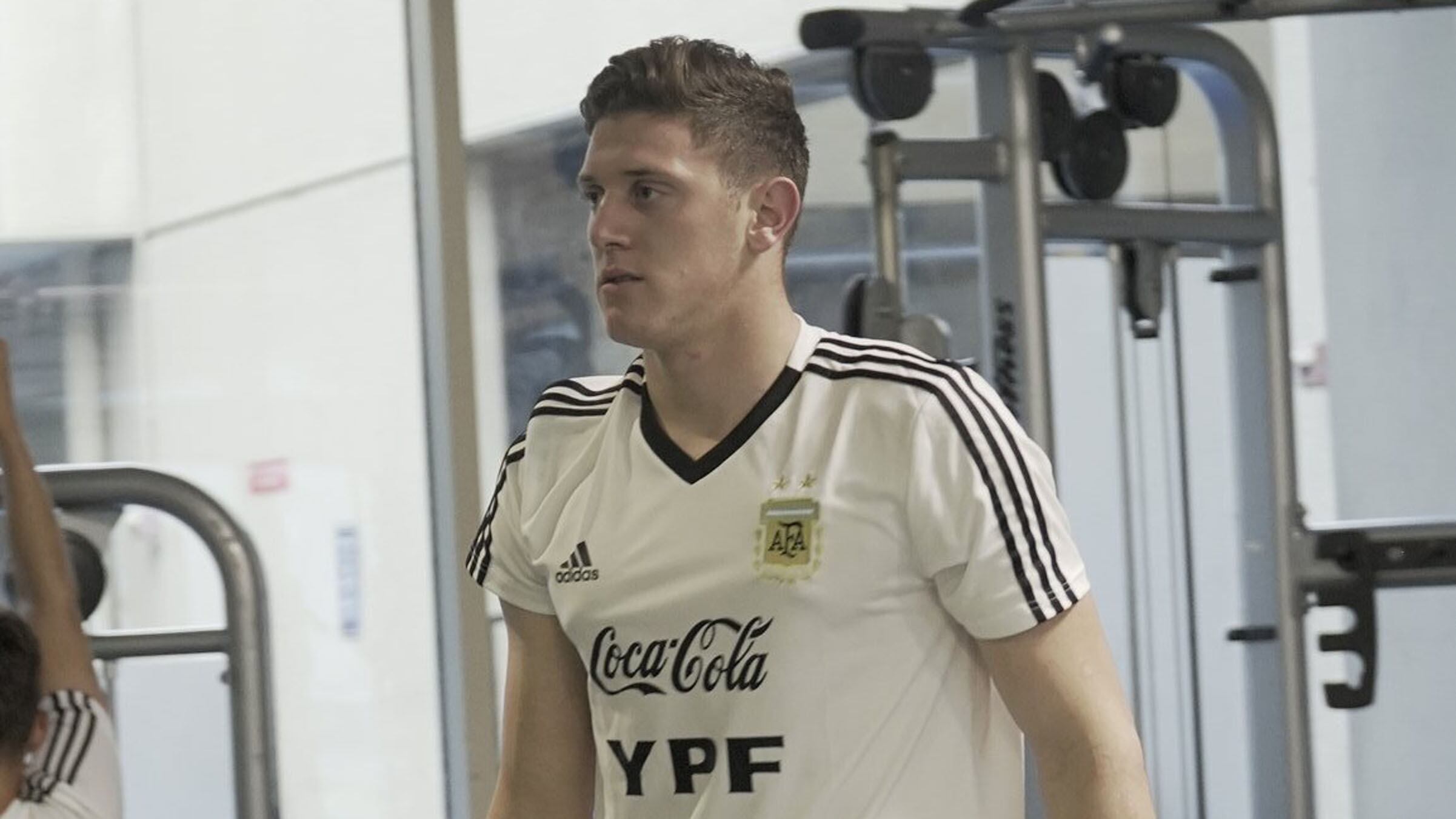 Gaich durante los trabajos en California.