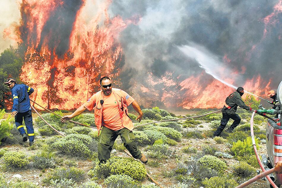 Las llamas arrasaron con todo lo que encontraron a su paso en Mati, una pequeña localidad balnearia.