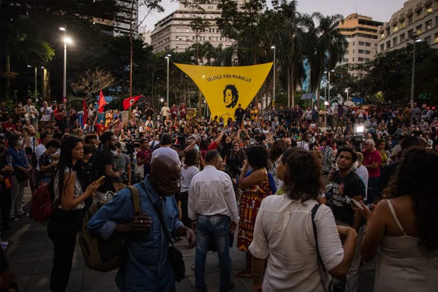 La familia de Marielle Franco organiza un acto para el día del juicio a los acusados de asesinato. Imagen: Alma Preta