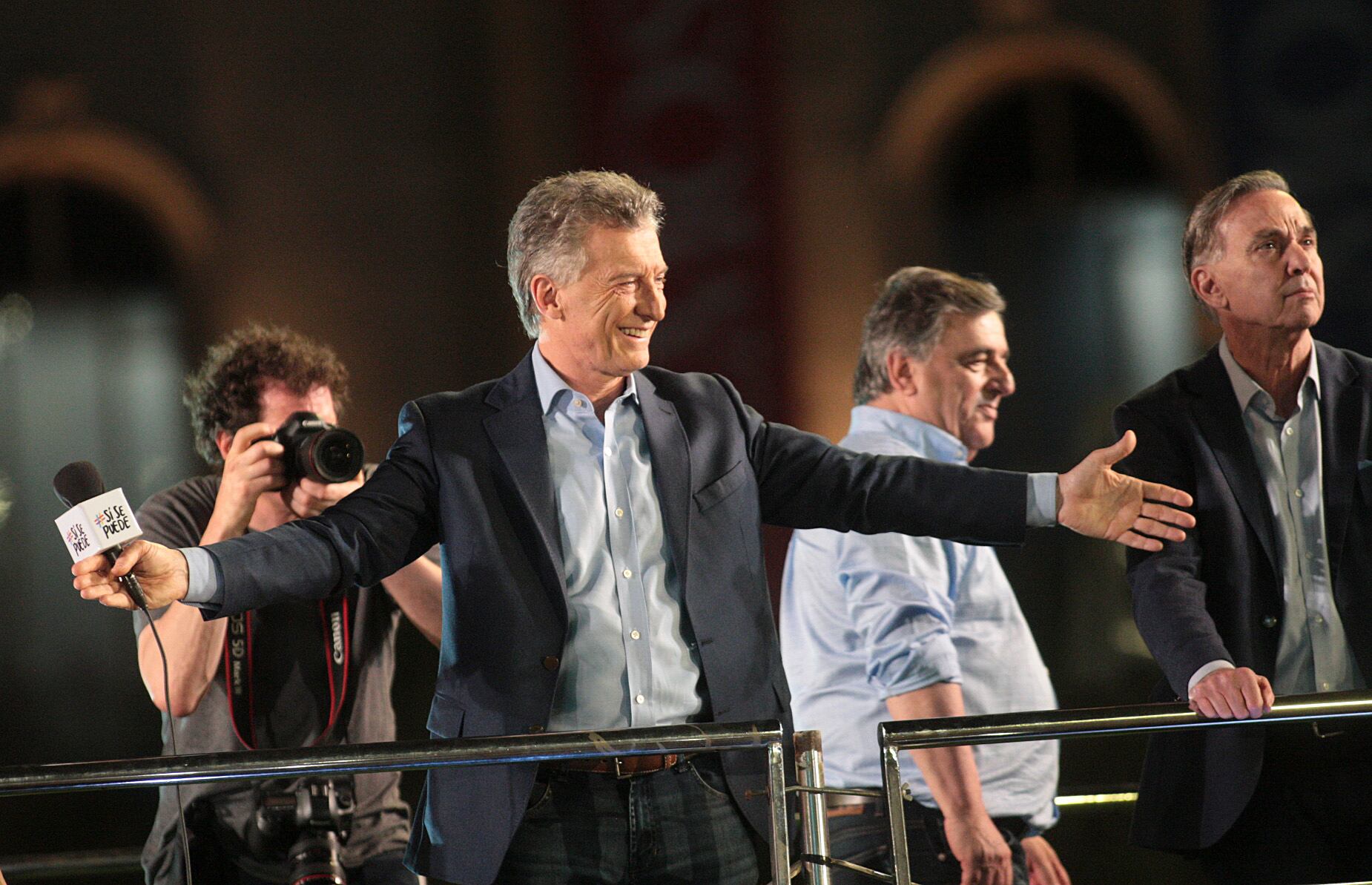Mauricio Macri en el cierre de Juntos por el Cambio en Córdoba.