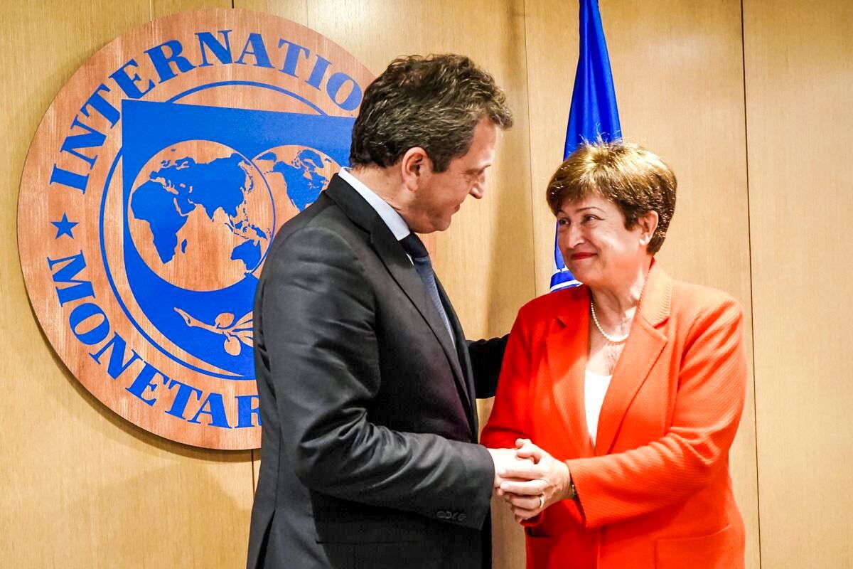 Sergio Massa se reunió con Kristalina Georgieva.