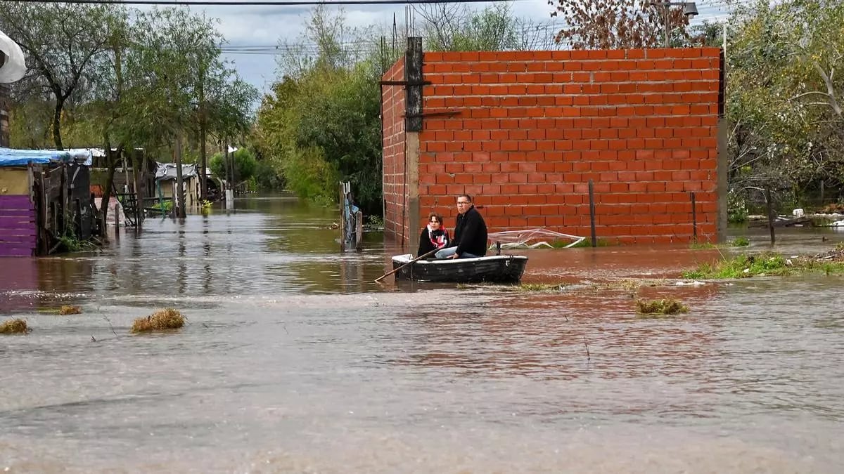 Fuerte temporal en Provincia de Buenos Aires.