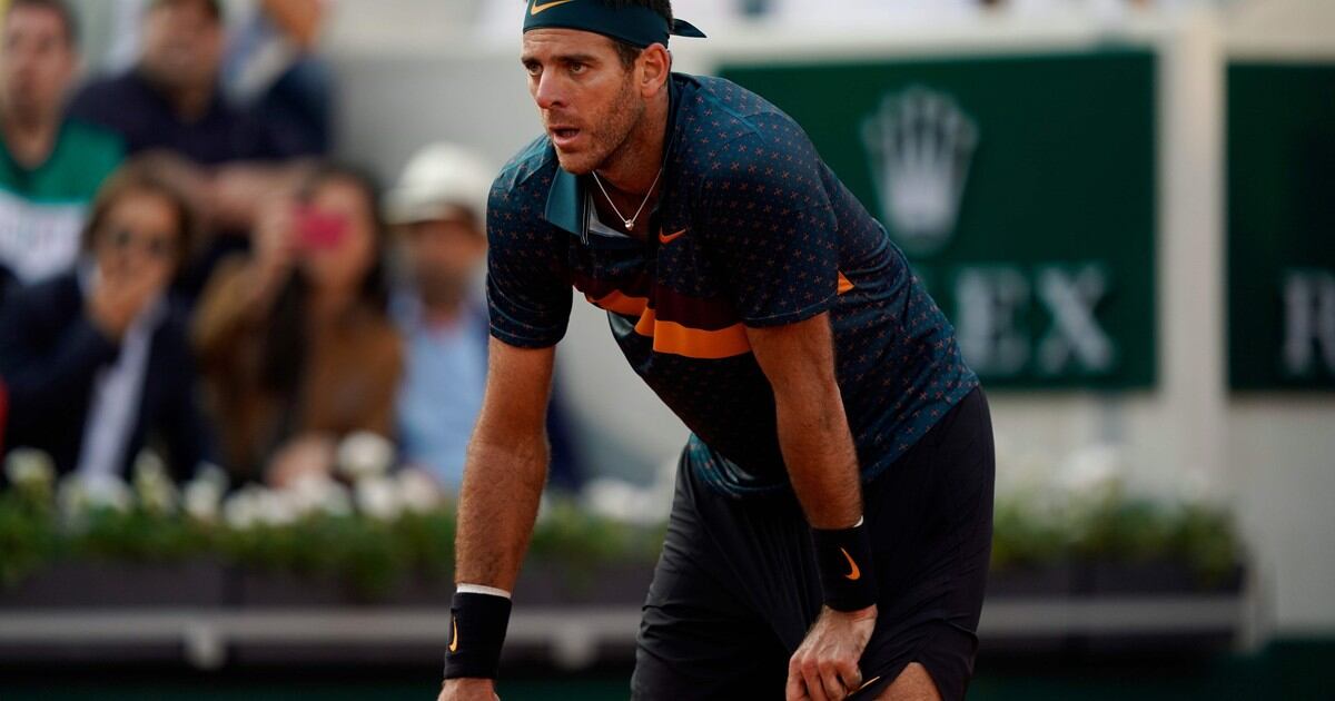 Juan Martín del Potro jugó su último partido ante Shapovalov, hace un año en Queen's.
