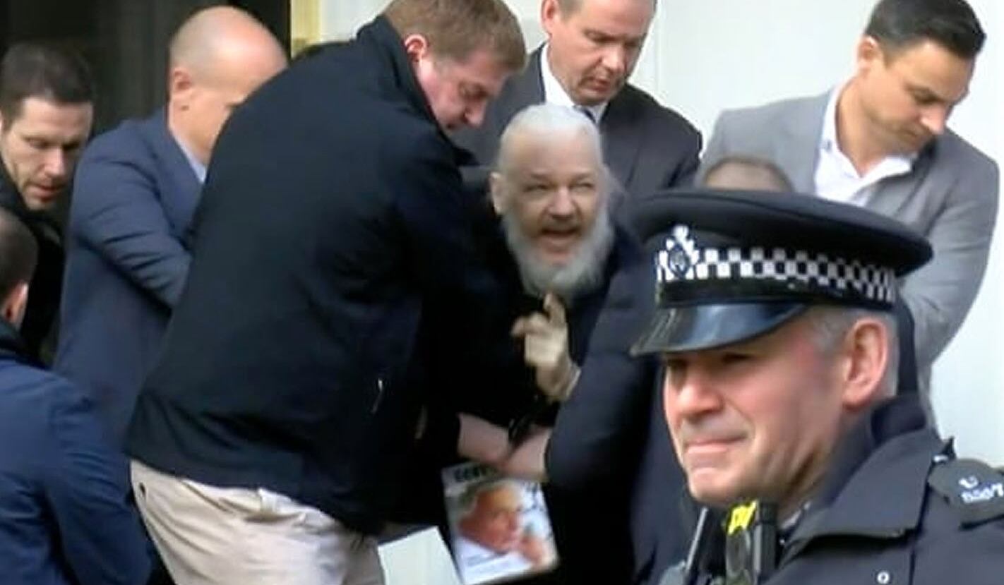 Assange fue arrestado el 11 de abril.