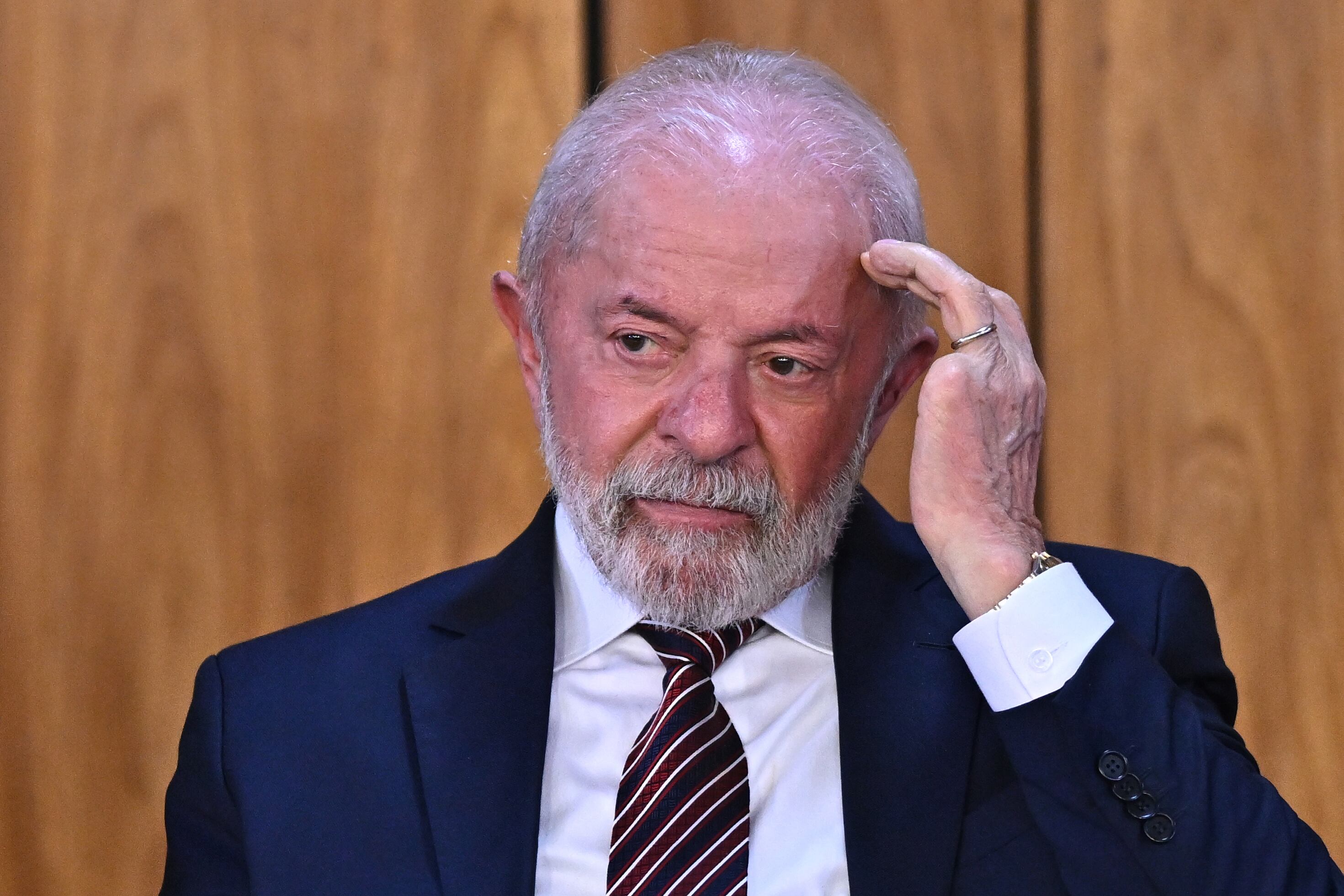 Lula da Silva, presidente de Brasil.