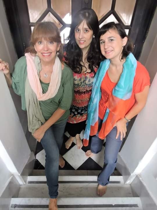 Myriam Cubelos, María Eugenia Vadalá y Vanesa Baccelliere.