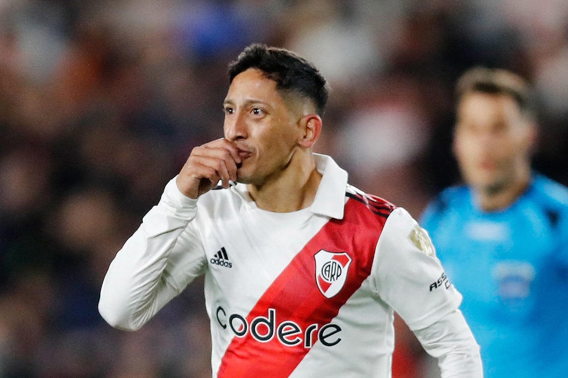 Rodrigo Aliendro, se golpeó frente a Argentinos Juniors.