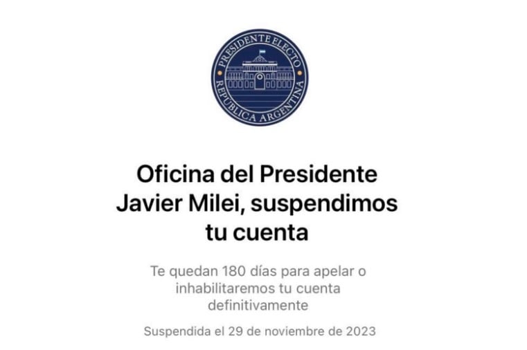 Así se vio la cuenta de IG durante varias horas. 