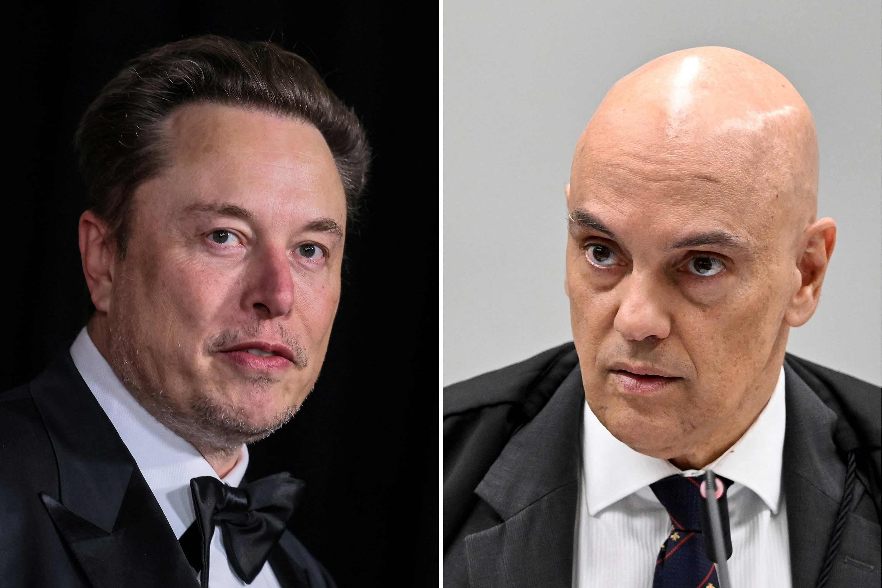 El magnate Elon Musk y el juez Alexandre de Moraes