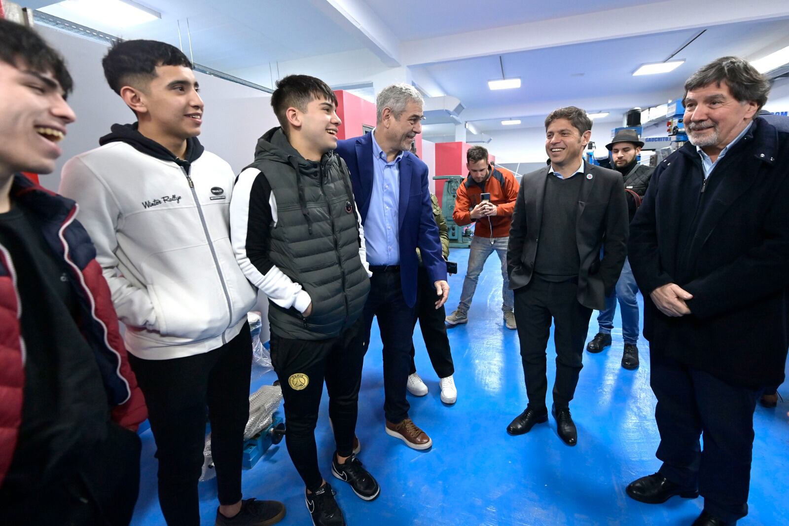 Ferraresi, Kicillof y Sileoni en Avellaneda.