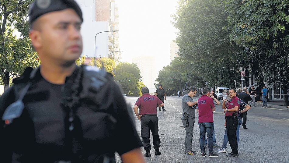En la zona del tiroteo quedaron esparcidas unas veinte vainas.