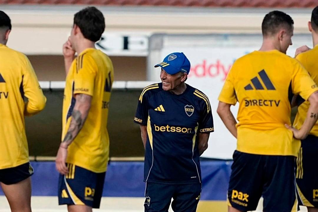 Russo en una de las prácticas