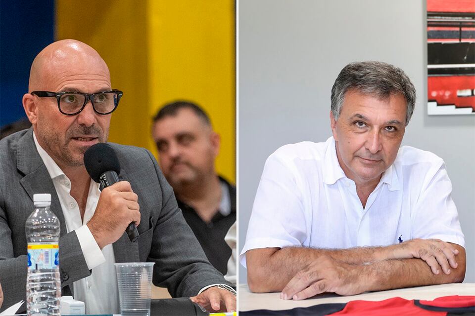 Belloso y Astore, presidentes de RC y NOB.