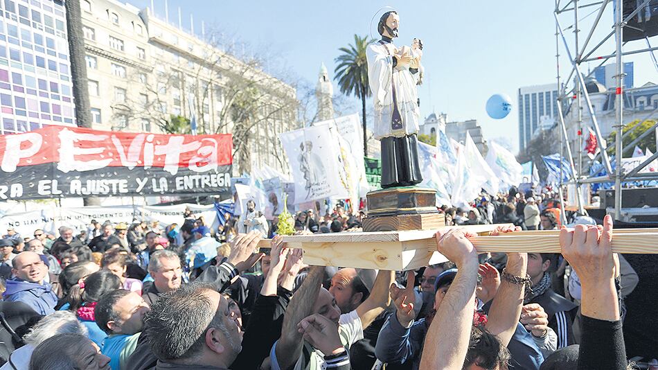 En la marcha de hoy confluirán la CTEP, la CCC y el Evita.