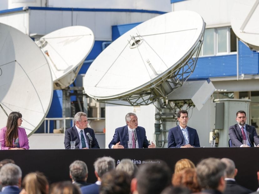 Alberto Fernández en Benavídez