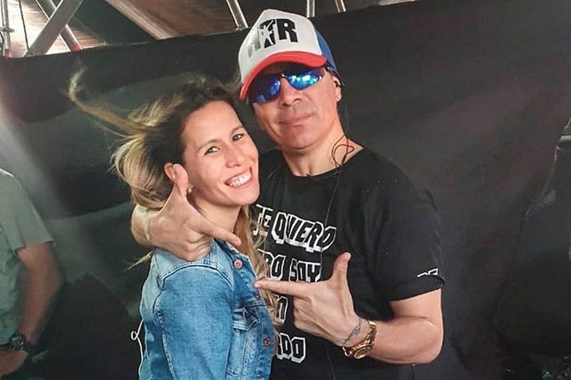 Los hermanos Pablo y Romina Lescano, tiempo atrás.