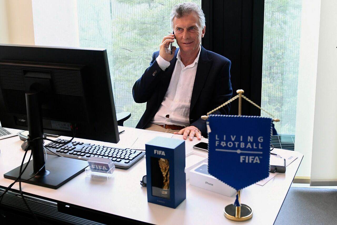 Mauricio Macri es el líder de la Fundación FIFA