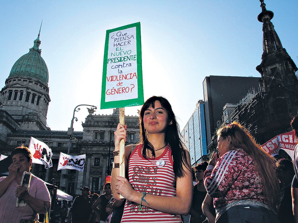 Una duda expresada días antes de la asunción de Macri, el 25 de noviembre de 2015, en el Día de No Violencia hacia la Mujer.