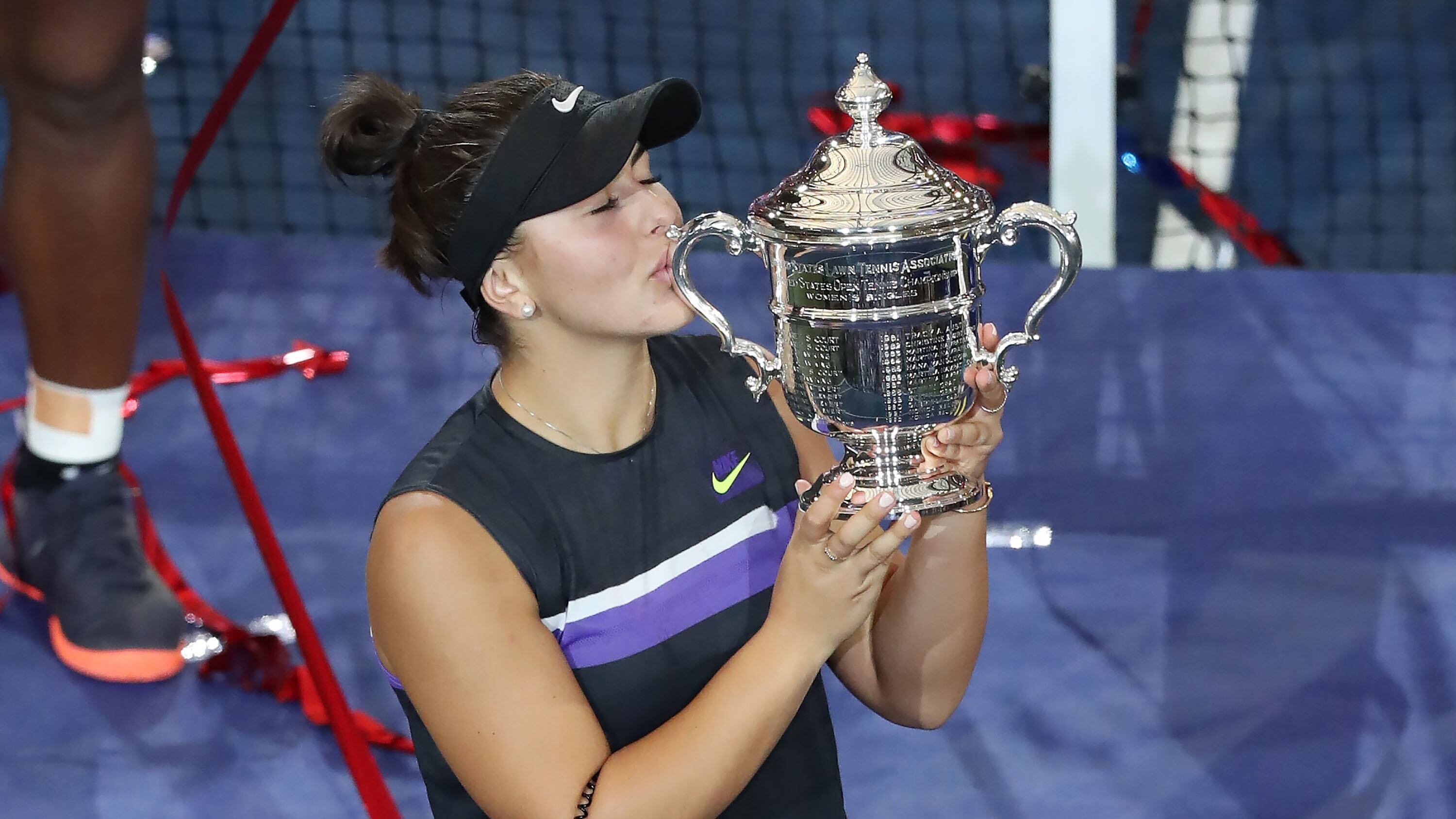 Bianca Andreescu, de 19 años, campeona en el US Open.