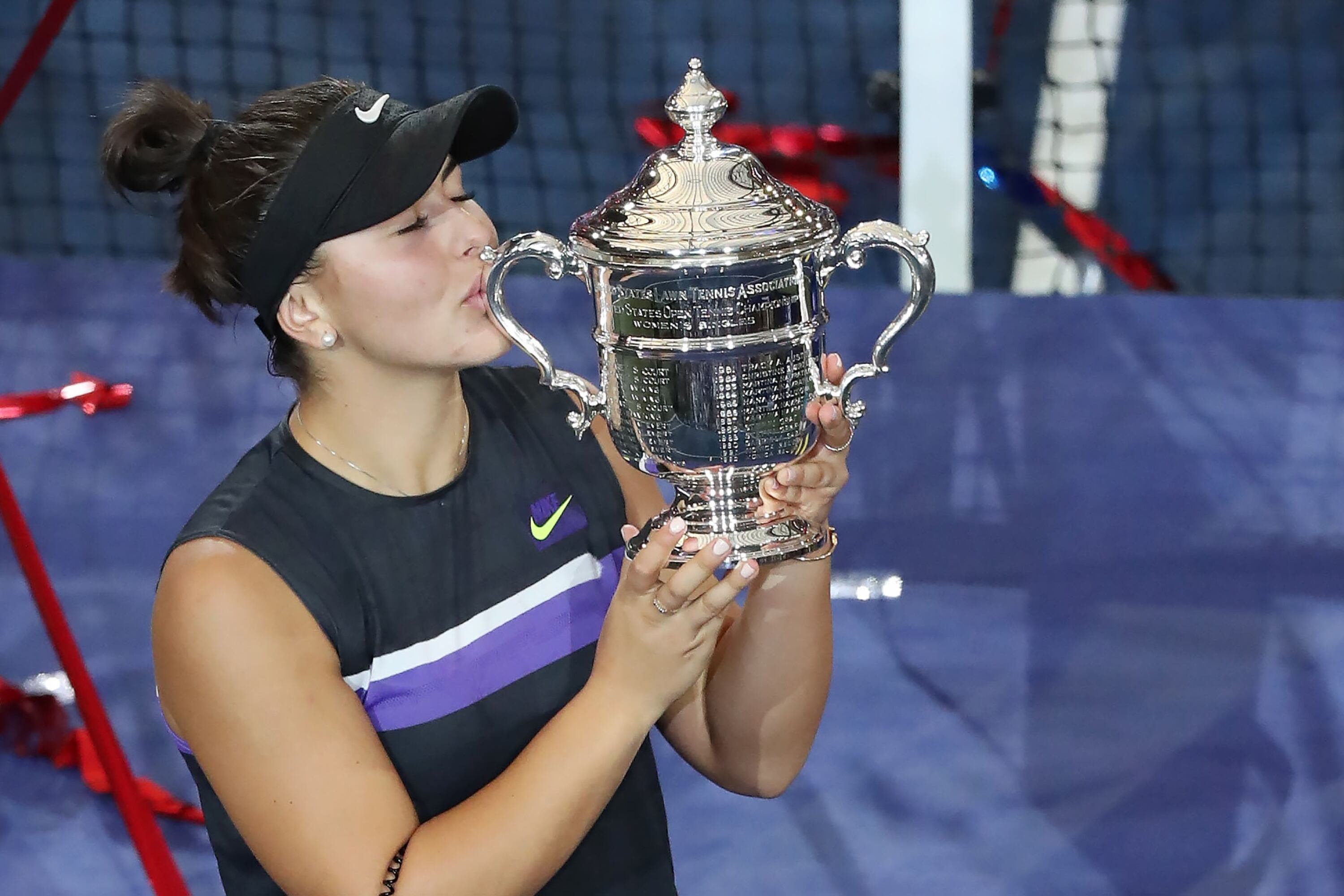Bianca Andreescu, de 19 años, campeona en el US Open.