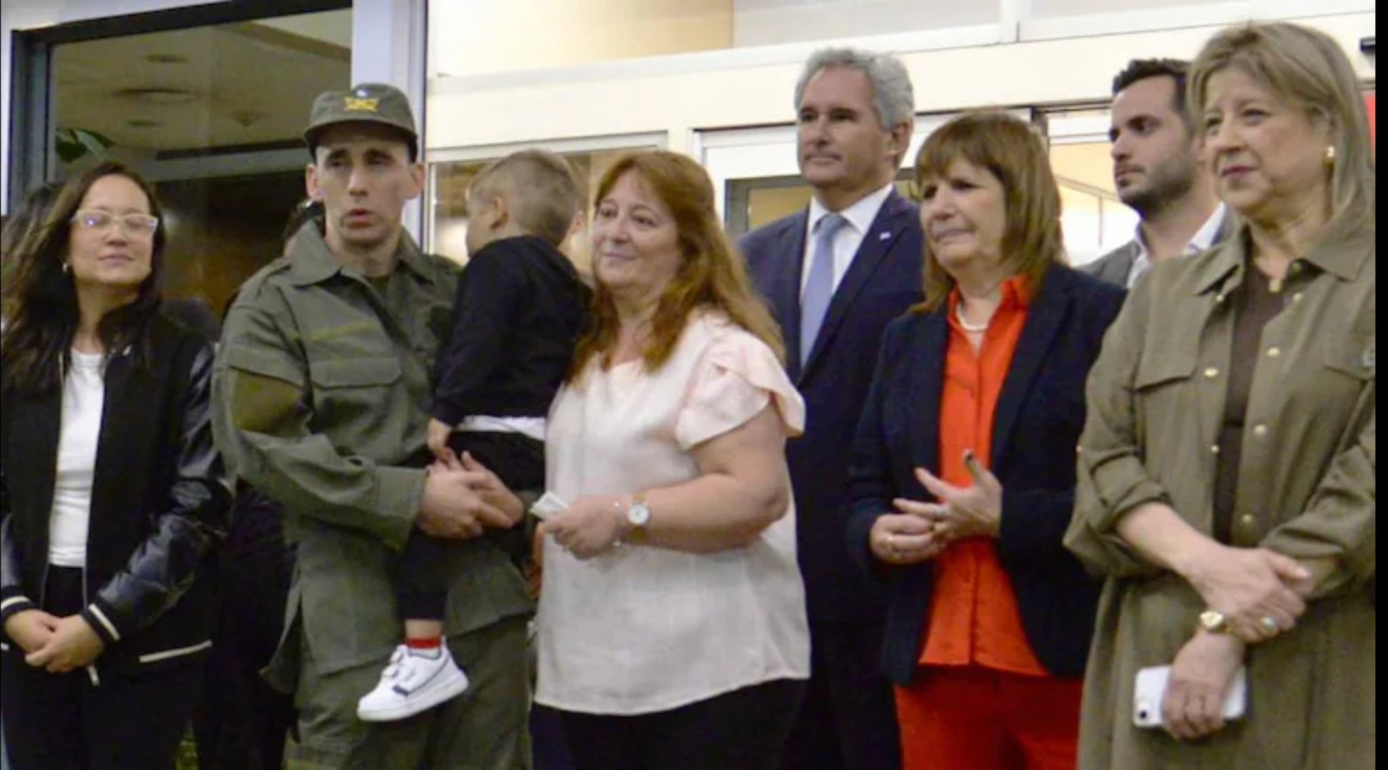 Patricia Bullrich y Alejandra Monteoliva, liberación de Nahuel Gallo.