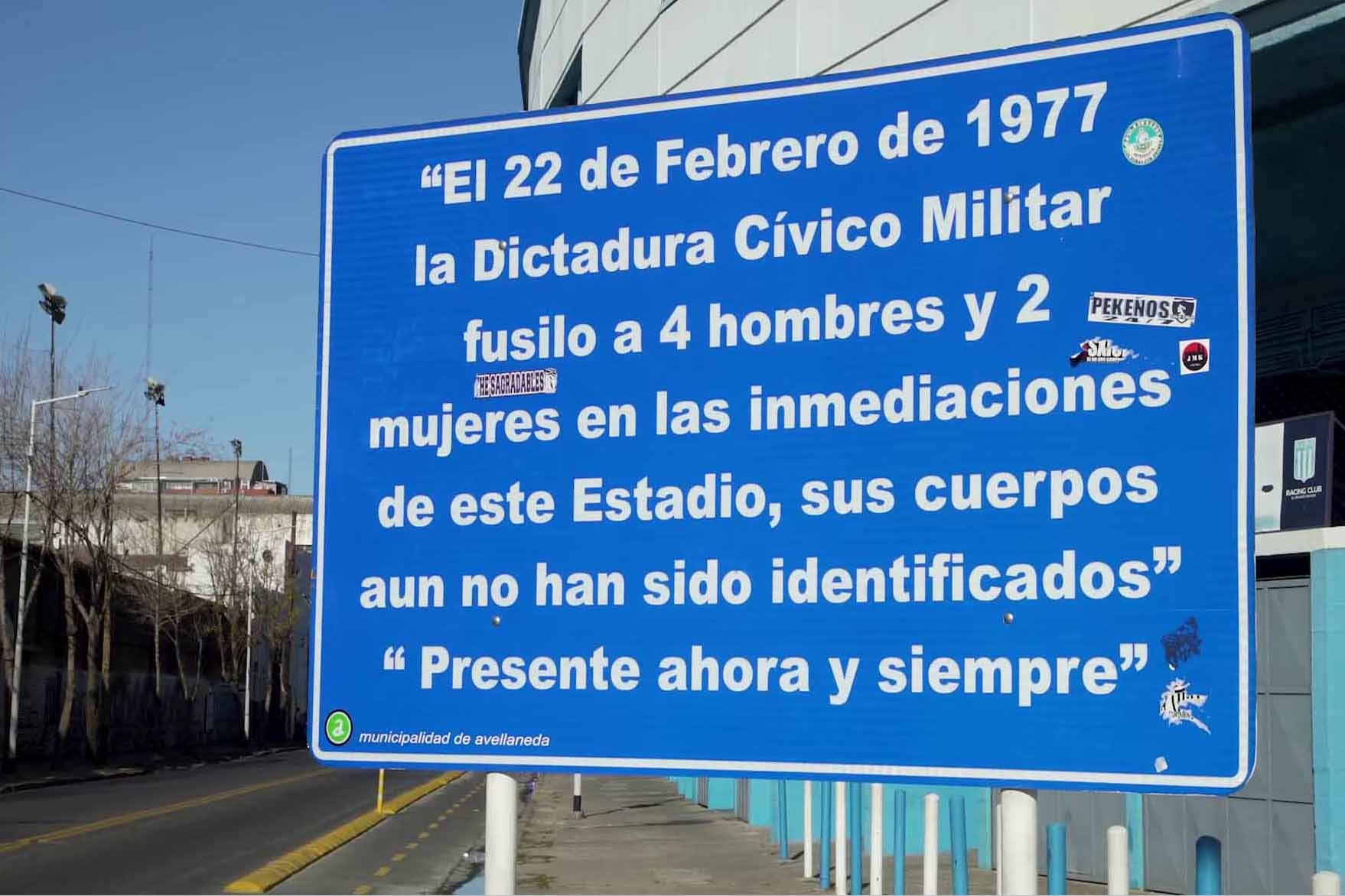 FOTO GENTILEZA 
   los fusilados de racing