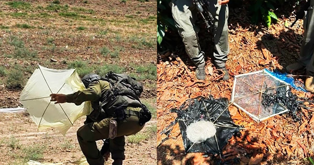 Photo: pagina12.com.ar Cometa lanzada desde la Franja de Gaza hacia territorio israelí REMITIDA / HANDOUT por FUERZAS ARMADAS DE ISRAEL Fotografía
